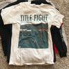 Редкая Хлопковая Мужская Футболка Title Fight Все Размеры UR768