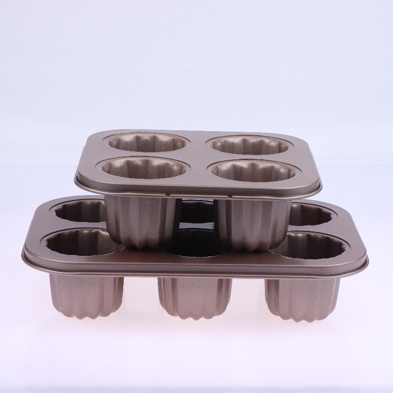 1/4/6/9 Отверстий Форма с Антипригарным Покрытием Форма для Торта Маленькая Форма для Маффинов Форма для Кексов из Углеродистой Стали Форма для Выпечки Кондитерская Форма Мини-Подставка для Кексов