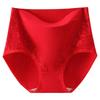«Бесшовные хлопковые трусы Zodiac Red с высокой талией — удобные и дышащие для свадеб»