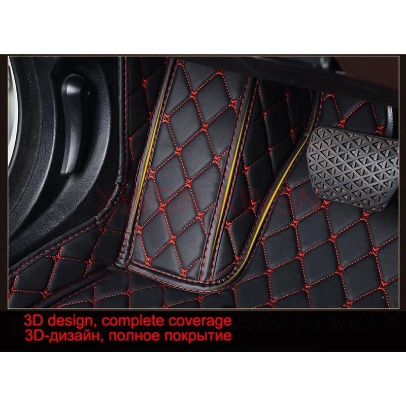 Custom 1 Pcs Driver Position Car Floor Mats for Dodge Caravan 2007-2013 Challenger Charger Caliber Avenger Interior Accessories