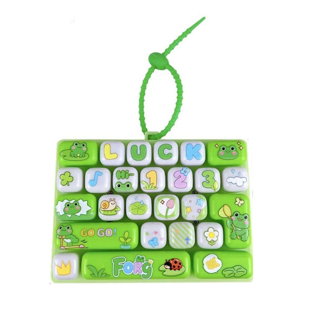 Small Gift 26 Key Keyboard Keychain 26 Key Button Fidget Toy Mini Keyboard Pendant Children's Bag