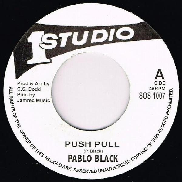 Пластинка 7 дюймов PABLOVE BLACK Push Pull SOS1007 Studio One UK Reggae Ska Dub Б/у