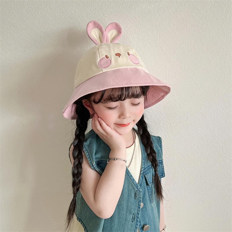 Детская солнцезащитная шляпа широкополая шляпа-ведро мультяшная уличная детская шляпа