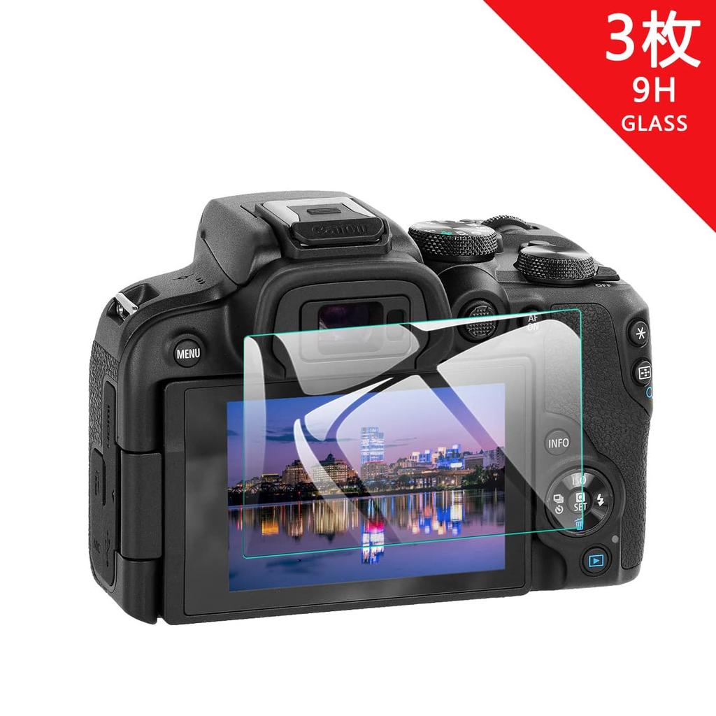 EternalStars Camera Screen Protector with 9H Full for Canon EOS R10 3-Piece Hardness, Coverage,