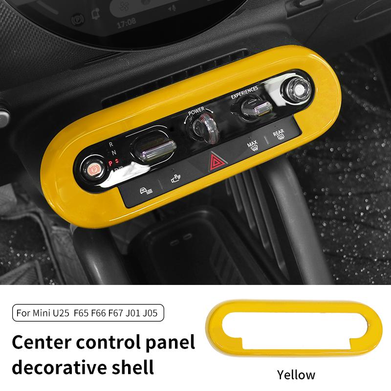 Car Central Control Knob Panel Shell For BMW MINI Cooper E/SE J01 J05 U25 F65 F66 F67 Countryman Car Interior Decoration Cover
