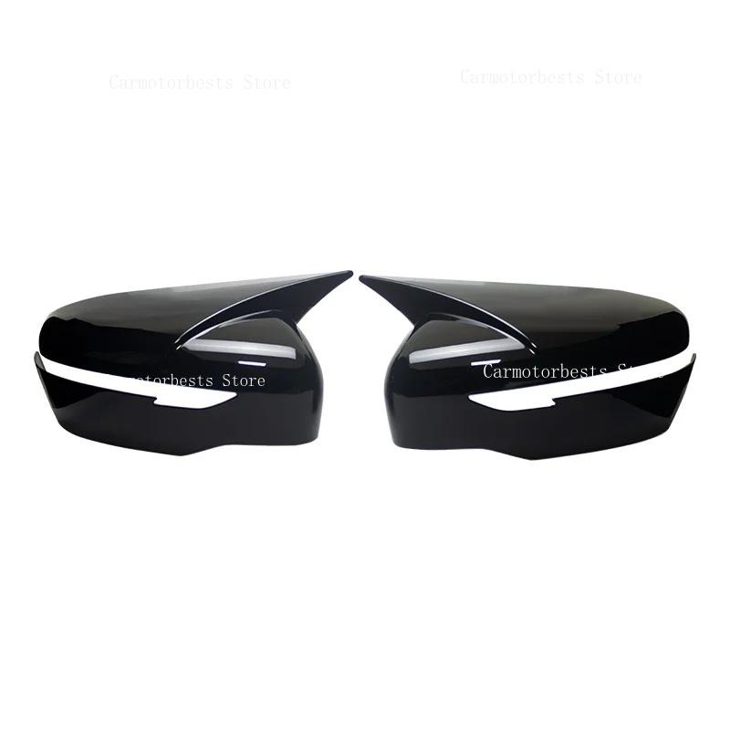 Car Rearview Side Mirror Cover Fit For Nissan Qashqai 2 J11 X-Trail Rogue Pathfinder 2015-2020 Wing Cap Rear View Case Trim