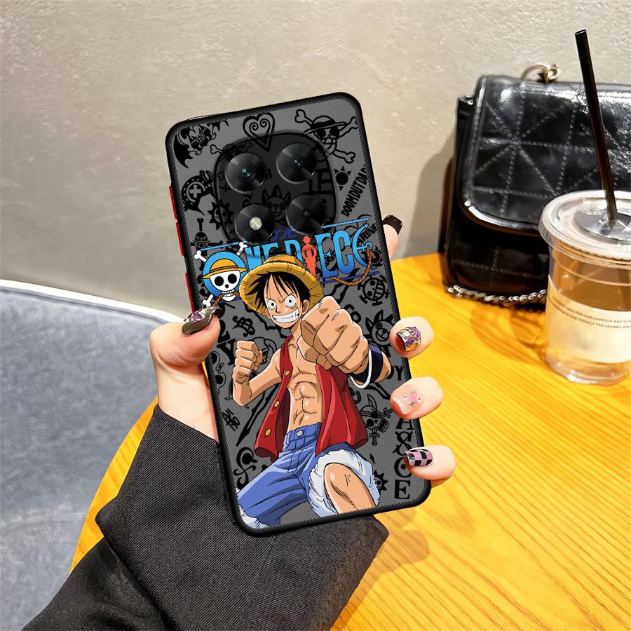 Чехол для Xiaomi Redmi Note 14 13 Pro Plus A4 13C 14C 9S 10 12 11 Funda Задняя крышка телефона One Piece Луффи Милый