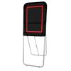 Folding Lacrosse Rebounder for Backyard, 3x4 Ft Volleyball Bounce Back Net, Pitchback Throwback Baseball Softball Return Training Screen, Adjustable