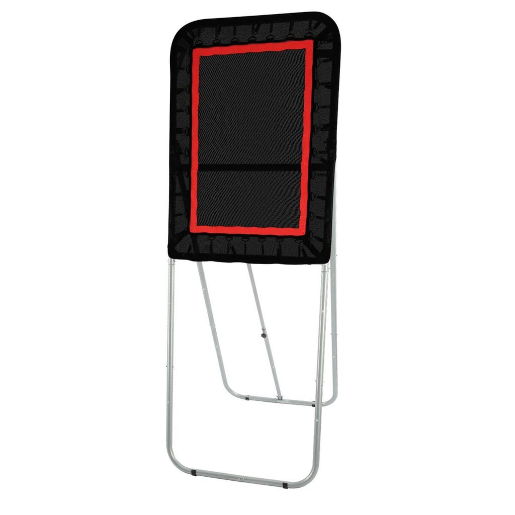 Folding Lacrosse Rebounder for Backyard, 3x4 Ft Volleyball Bounce Back Net, Pitchback Throwback Baseball Softball Return Training Screen, Adjustable