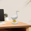 Магнитный держатель для ключей в виде гуся, смоляная фигурка гуся с магнитным клювом, декоративный держатель для ключей для входа в дом, подарок на новоселье