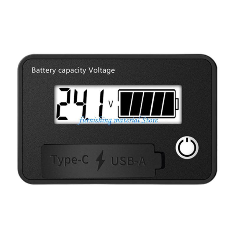 Y5GD Waterproof Car Battery Levels 8-30V Battery Capacity Meter