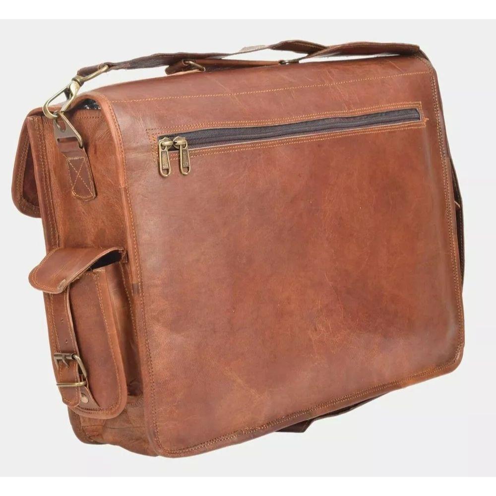Кожаный винтажный ноутбук портфель ручной работы сумка-сэтчел мессенджер унисекс сумка