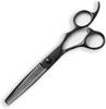 DEEDS GTZ Black Titanium Scissors and 630CT Thinning Scissors Approximately Thinning with Dedicated Case Set Professional Scissors for Hairdressers