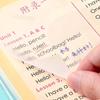 50 Sheets Transparent PET Sticky Note Students Memo School Office Supplies  Marks Sticker Waterproof