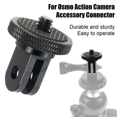 Крепление для штатива для экшн-камеры для Insta360 для GOPRO, винт 1/4 дюйма, адаптер для мини-штатива из алюминиевого сплава с ЧПУ