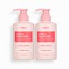 Honey & Macadamia Pure Body Lotion 2 Piece Set Amber Vanilla 500ml, Korean Cosmetics with Good Fragrance
