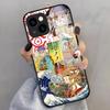 Чехол для телефона Аниме Принцесса Мононоке Лекарь Для IPhone 17 Pro Max 16 15 14 Pro Max 13 11 X Xs Xr 8 7Plus Стеклянная Крышка
