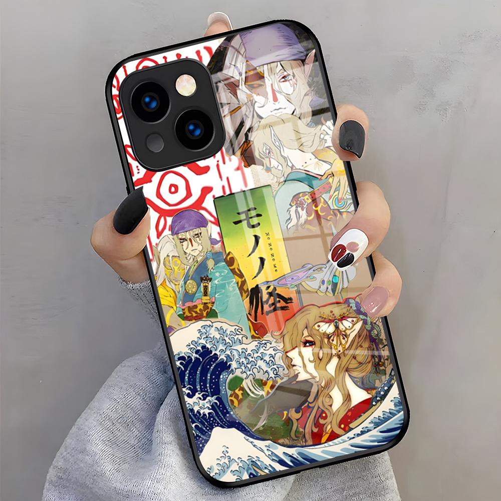 Чехол для телефона Аниме Принцесса Мононоке Лекарь Для IPhone 17 Pro Max 16 15 14 Pro Max 13 11 X Xs Xr 8 7Plus Стеклянная Крышка