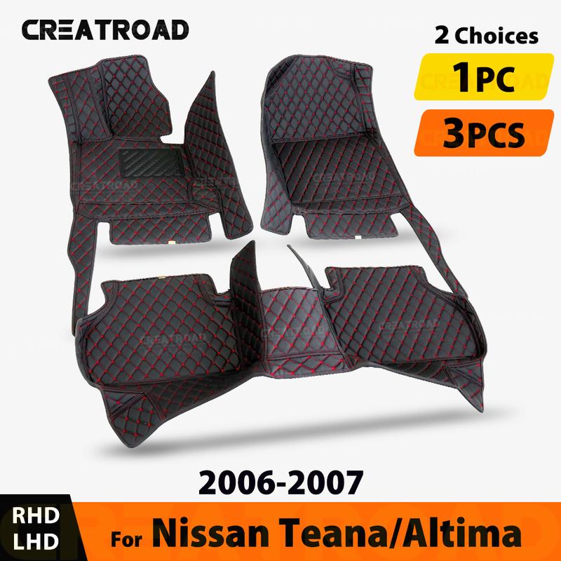 Автомобильные коврики для пола для Nissan Teana/Altima 2006 2007 Автомобильные подкладки для ног Автомобильный коврик Чехол Аксессуары для интерьера