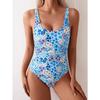 2025 Sexy Monokini Floral Swimsuit One Piece Printed Swimwear Women Bathers Bathing Swimming Swim Suit Female Beachwear Bodysuit