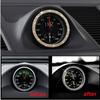 Car Console Clock Watches Time Decoration Ring Cover Accessories For Porsche 911 Cayenne Panamera Macan Boxster