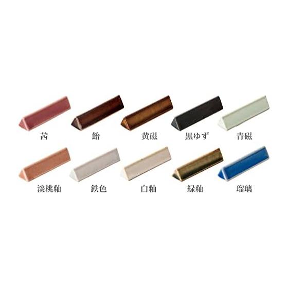 Подставка для палочек KAWAI KURABI, Белая глазурь, 1,2x1,2x5 см, Сделано в Японии, Квадратная полупрозрачная, Винтажное ощущение, Треугольный силуэт, Керамика Мино