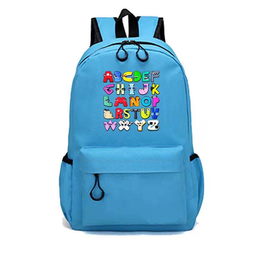Cartoon-themed Alphabet Lore Backpack For Kids