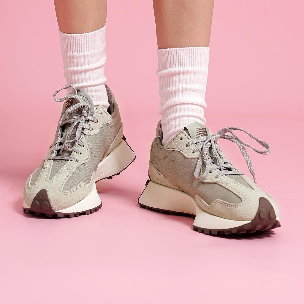 New Balance 327 Grey Oak Sea Salt Женские кроссовки WS327FC