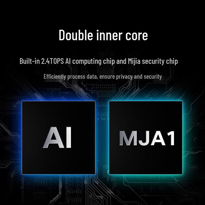 Умная камера Xiaomi 2 с ИИ, улучшенная, 360° PTZ, камера домашней безопасности (Китайская версия)