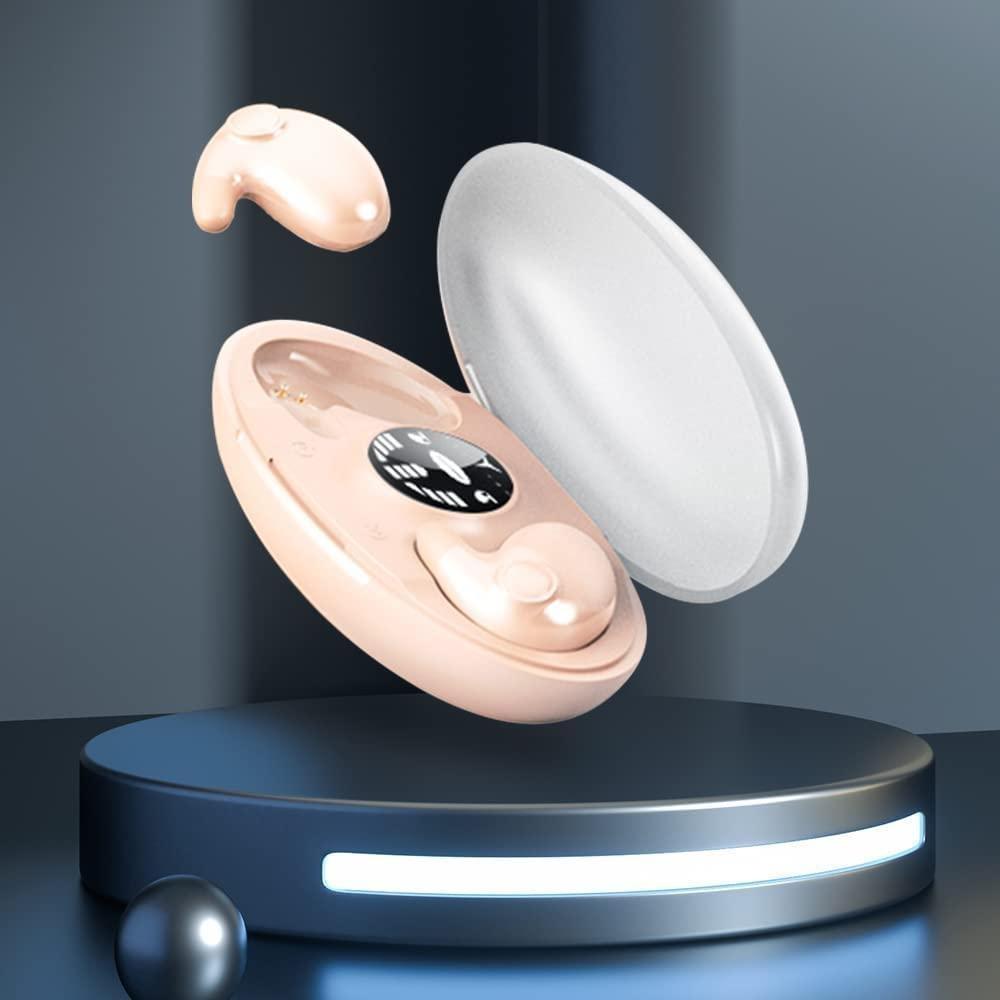 Невидимый беспроводной наушник для сна Bluetooth 5.3 Скрытые наушники Легкие Водонепроницаемые Шумоподавляющие Наушники с сенсорным управлением