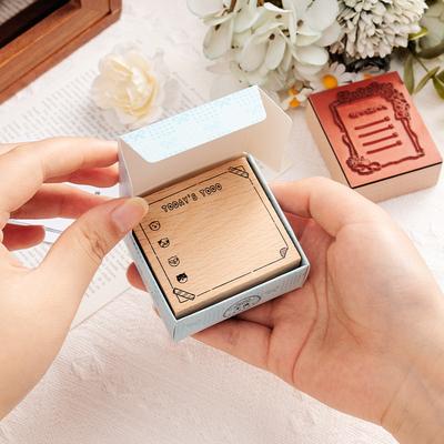 Ретро Деревянный Календарь Ручной Дневник Печати Подходят для DIY Скрапбукинга Писем Открыток Искусства Поделок Декора
