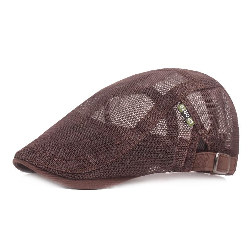 Сетчатая кепка мужская летняя кепка с утиным язычком, классная дышащая шляпа от солнца, литературный молодежный берет для мужчин и женщин, солнцезащитная кепка