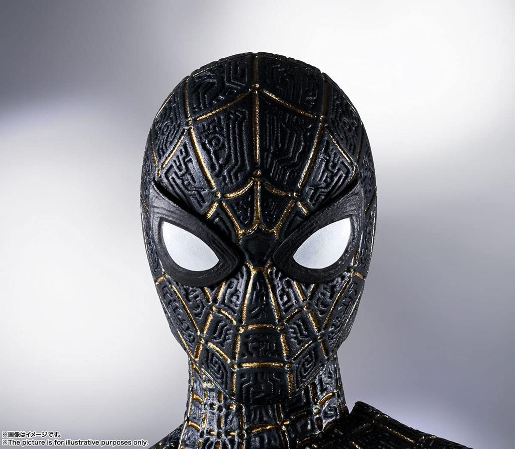 TAMASHII NATIONS First Gold No Way 150 мм окрашенная подвижная фигурка [С бонусом от производителя] SHFiguarts Человек-паук [Черный и в костюме] (Дом Человека-Паука)