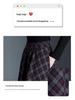 Plaid Drapey A-line Elastic Waist Pleated Midi Skirt - 2025 Winter Slimming Edition