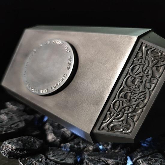 Реплика реквизита для фильма в масштабе Молота Мьельнира, Молот Громовержца для косплея, подарки с Молотом Мьёльнира