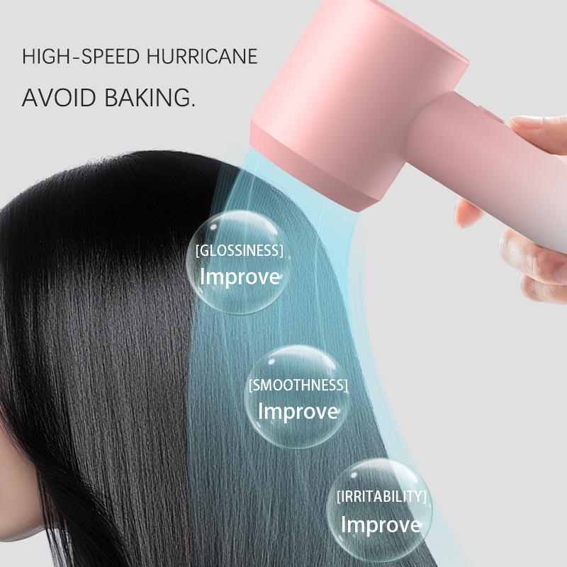 Высокоскоростной электрический фен Высокая мощность 1600 Вт Ионный уход за волосами Быстрая сушка Низкий уровень шума Не повреждает волосы