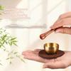 Оригинальная Мини-Латунная Чаша для Песнопений, Звуковая Чаша, Успокаивающая Звуковая Медь для Ручной Терапии, Гармоничный Звук Сандалового Дерева