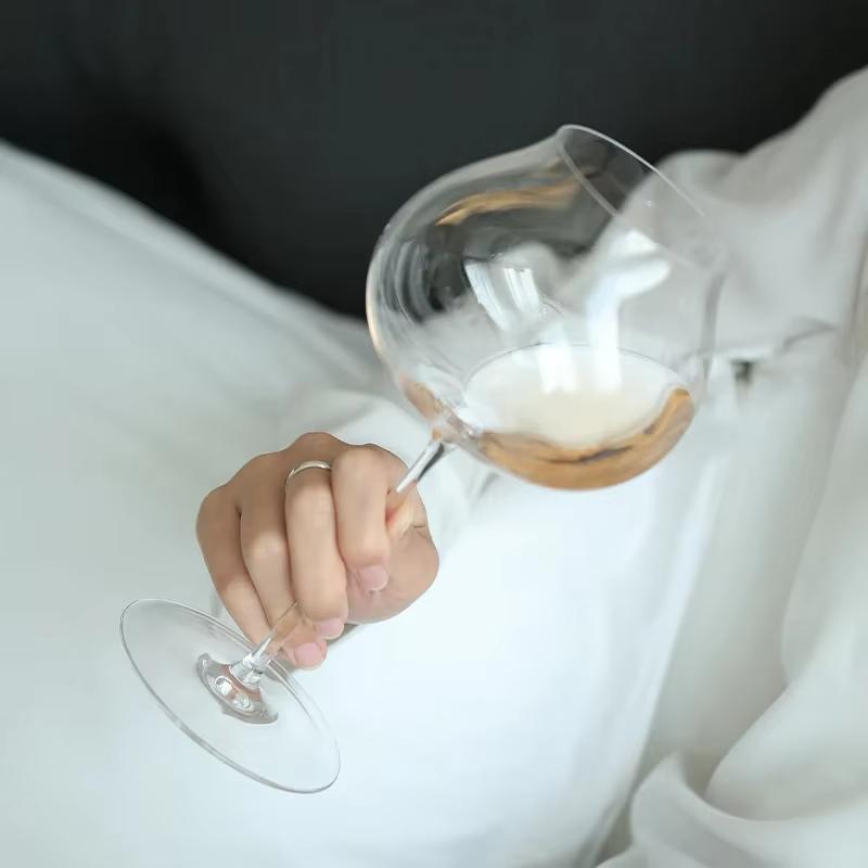 720 мл Nordic Large Red Wine Glass Ультратонкий и высококачественный, с превосходным ощущением, бордовый бокал, хрустальный высокий бокал для банкетного вина