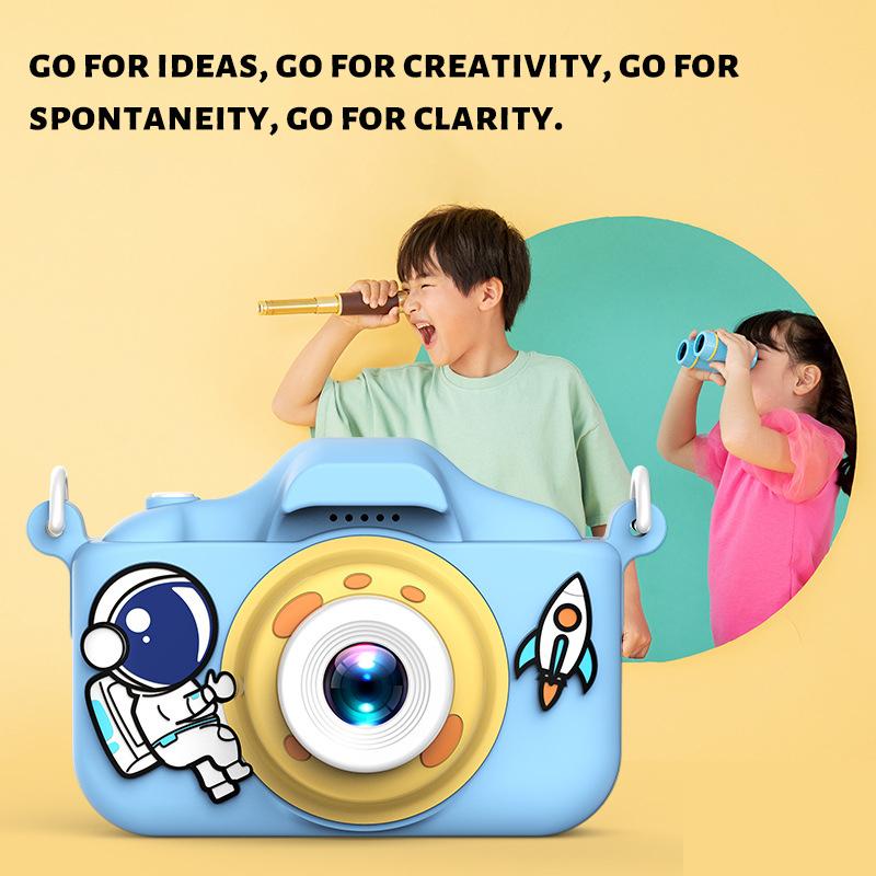 Детская камера Игрушки HD 1080P 2-дюймовый экран 20 МП Детская камера Мини-зеркальная камера Цифровая камера Игрушка Очаровательная игрушка Камера-игрушка Подарки