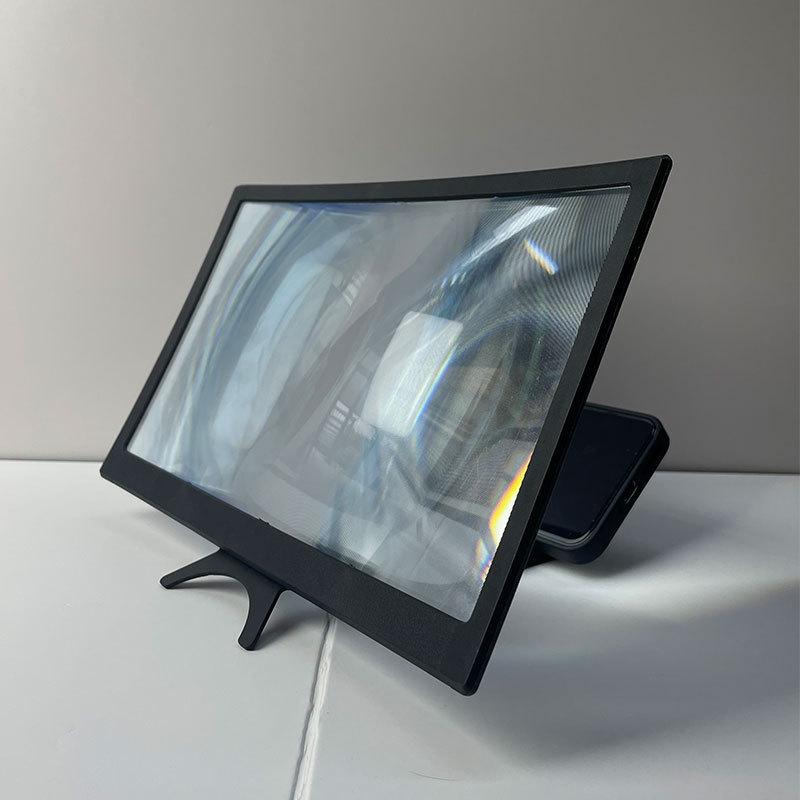 12-дюймовый ультрапрозрачный изогнутый экран-усилитель с подставкой для мобильных телефонов
