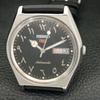Seiko 5 АВТОМАТИЧЕСКИЕ ВИНТАЖНЫЕ ЯПОНСКИЕ 6319A МУЖСКИЕ ЧАСЫ С АРАБСКИМ ЧЕРНЫМ ЦИФЕРБЛАТОМ a701317-5 R206a-a701317