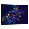 GLASS PLATE CUTTING BOARD 52x40 MUSICIAN