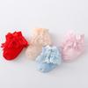 Lawadka 4Pairs/set Infant Girls Socks Cotton Lace Bow Newborn Baby Socks For Girls Beauty Princess Sock Spring Autumn 0 To 24M
