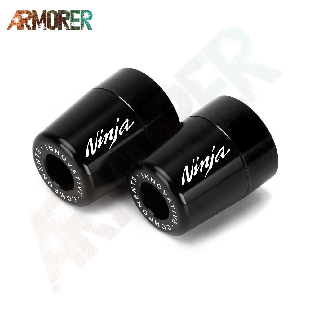Для Kawasaki Ninja 250 300 400 650 1000 1000SX ninja 650 мотоциклетные ручки с ЧПУ, ручки, заглушка на конце стержня