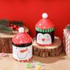 Santa Claus/Snowman/Penguin Christmas Hat Storage Tin Snack Candy Packaing Box  Christmas Gifts