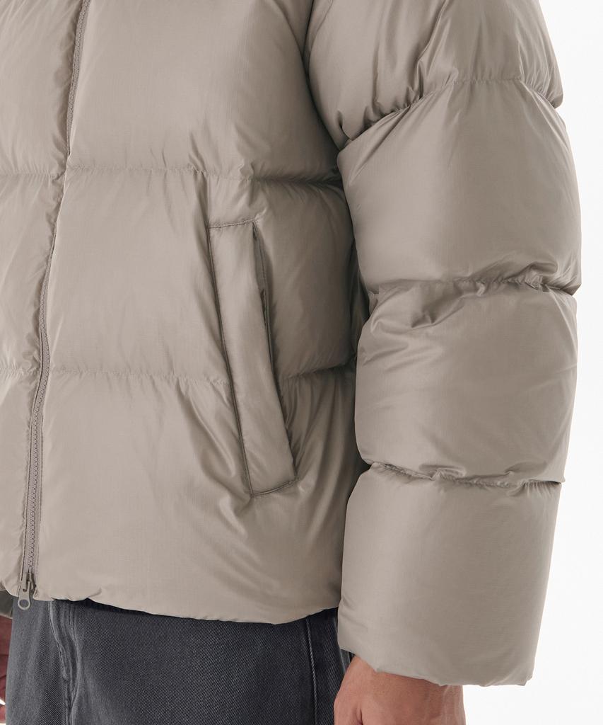 Musinsa Standard Glossy Ripstop Down Puffer Short Padded Jacket [Light Beige]