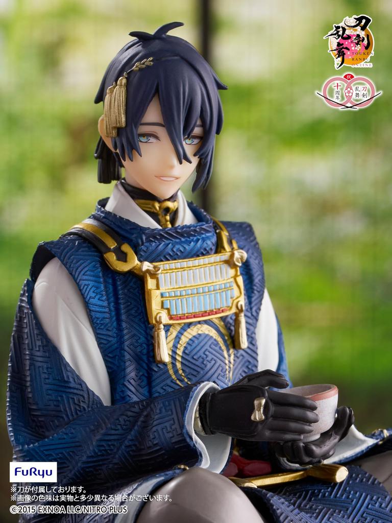 Minna No Kuji Touken Ranbu ONLINE Stopper No Jin Sono 10th Anniversary A Prize Mikazuki Munechika Noodle Stopper Figure ~Noodle Go~