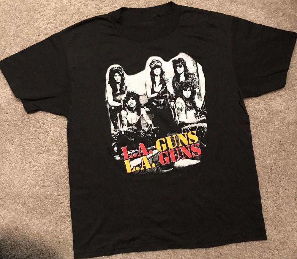 Rare L.A. Guns No Mercy Tour Cotton Black Men S234XL TShirt Unisex T-Shirt