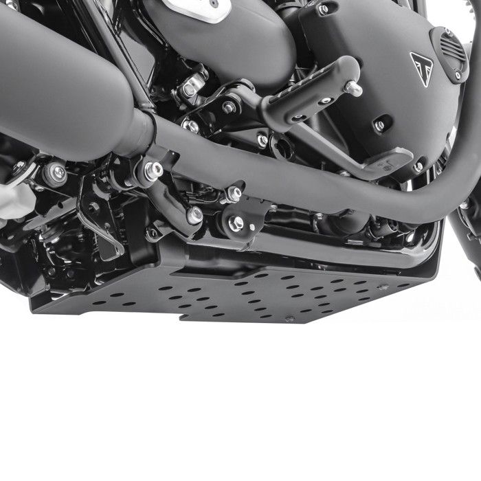 Sabot moteur pour Triumph Bonneville T120 16-25 pare moteur Aluminium noir