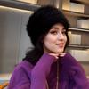 New Imitation Fox Fur Hat Outdoor Warm Ski Hat Winter Warm and Velvet Female